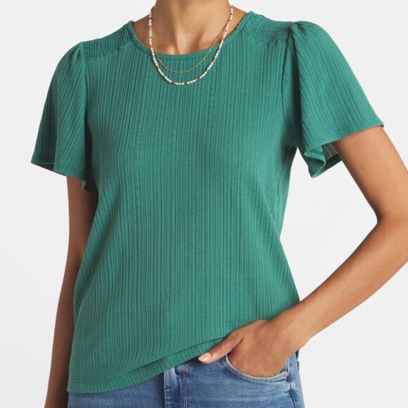 PINK CLOVER Nevea Flutter Sleeve Knit Top - Picture 2 of 5